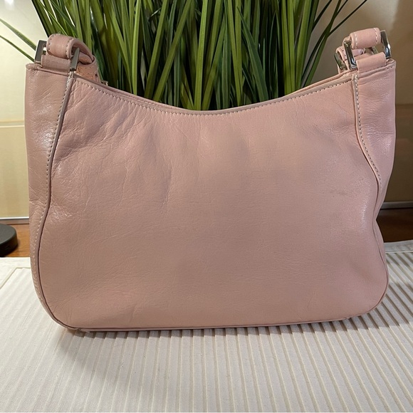 Perlina New York Pink Leather Shoulder Bag - Picture 3 of 16